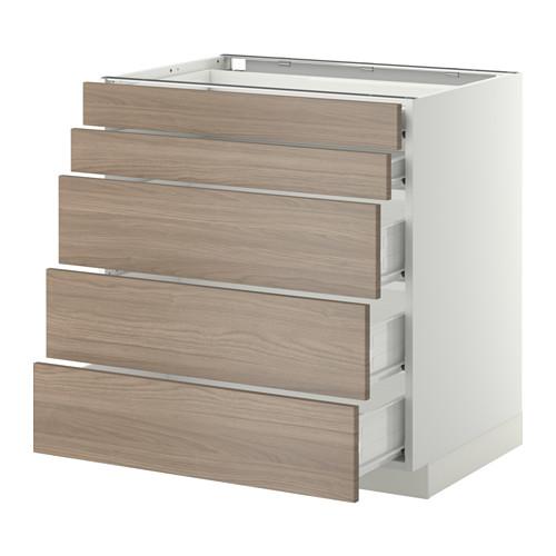 МЕТОД / ФОРВАРА Нплн шк 5фрнт/2нзк/3срд ящ - белый, Брокхульт под грецкий орех светло-серый, 80x60 см МЕТОД / ФОРВАРА Нплн шк 5фрнт/2нзк/3срд ящ - белый, Брокхульт под грецкий орех светло-серый, 80x60 см