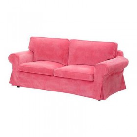 ЭКТОРП Чехол на 2-местный диван-кровать - Веллинге розовый