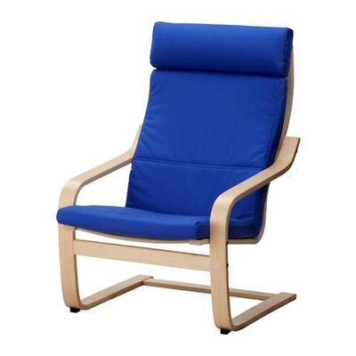 ПОЭНГ Подушка-сиденье на кресло - Гранон синий