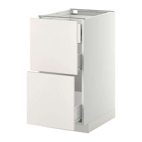 МЕТОД / ФОРВАРА Наполн шк 2 фрнт/3 средн ящ - белый, Веддинге белый, 40x60 см МЕТОД / ФОРВАРА Наполн шк 2 фрнт/3 средн ящ - белый, Веддинге белый, 40x60 см