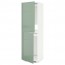 МЕТОД Высок шкаф д холодильн/мороз - белый, Калларп глянцевый светло-зеленый, 60x60x200 см