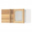 МЕТОД Углов навесной шкаф+стеклян дверца - Торхэмн естественный ясень