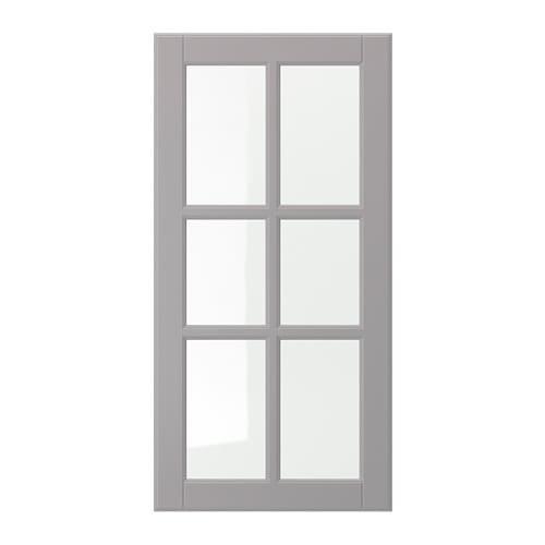 БУДБИН Стеклянная дверь - 40x80 см