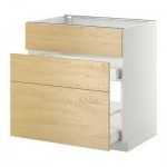 МЕТОД / МАКСИМЕРА Напольн шк п-мойку+3фрнт пнл/2ящ - 80x60 см, Тингсрид под березу, белый МЕТОД / МАКСИМЕРА Напольн шк п-мойку+3фрнт пнл/2ящ - 80x60 см, Тингсрид под березу, белый