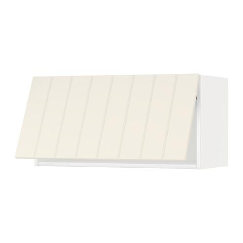 МЕТОД Горизонтальный навесной шкаф - белый, Хитарп белый с оттенком, 80x40 см