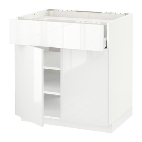 МЕТОД / МАКСИМЕРА Нплн шк д/врч пнл/ящ/плк/2дв - белый, Рингульт глянцевый белый, 80x60 см МЕТОД / МАКСИМЕРА Нплн шк д/врч пнл/ящ/плк/2дв - белый, Рингульт глянцевый белый, 80x60 см