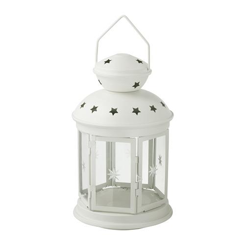 21cm Lampada da giardino lampada IKEA ROTERA Lanterna per lumino da tè in nero; 