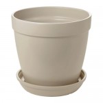 ЮРТРОН Горшок цветочный с поддоном - 15 см