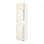 МЕТОД Выс шкаф для хол/мороз с 3 дверями - белый, Хитарп белый с оттенком МЕТОД Выс шкаф для хол/мороз с 3 дверями - белый, Хитарп белый с оттенком