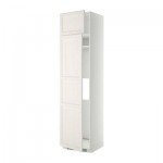 МЕТОД Выс шкаф д/холодильн или морозильн - 60x60x240 см, Лаксарби белый, белый