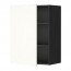 METOD шкаф навесной с полкой черный/Хэггеби белый 60x80 см