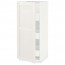 МЕТОД / МАКСИМЕРА Высокий шкаф с ящиками - белый, Сэведаль белый, 60x60x140 см