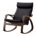 ПОЭНГ Кресло-качалка - Смидиг черный