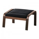 ПОЭНГ Табурет для ног - Корндаль темно-серый, коричневый