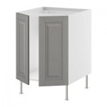 ФАКТУМ Напольн шкаф д раковины+2 двери - Лидинго серый, 80 см ФАКТУМ Напольн шкаф д раковины+2 двери - Лидинго серый, 80 см