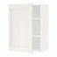 METOD шкаф навесной с полкой белый/Сэведаль белый 60x38.8x80 cm