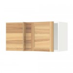 МЕТОД Шкаф навесной угловой - белый, Торхэмн естественный ясень