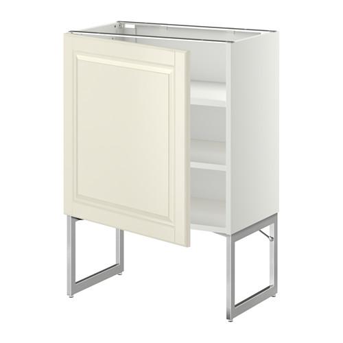 МЕТОД Напольный шкаф с полками - белый, Будбин белый с оттенком, 60x37x60 см МЕТОД Напольный шкаф с полками - белый, Будбин белый с оттенком, 60x37x60 см