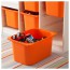 ТРУФАСТ Комбинация д/хранения - белый/оранжевый