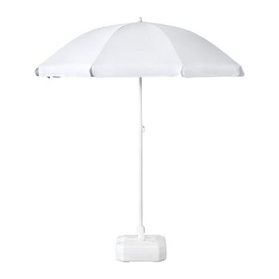ФИСКЁ / РАМСО Зонт от солнца с опорой - регулируемый/белый ФИСКЁ / РАМСО Зонт от солнца с опорой - регулируемый/белый