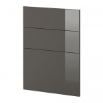 МЕТОД 3 фронтальн панели д/посудом машины - Рингульт глянцевый серый, МЕТОД 3 фронтальн панели д/посудом машины - Рингульт глянцевый серый,