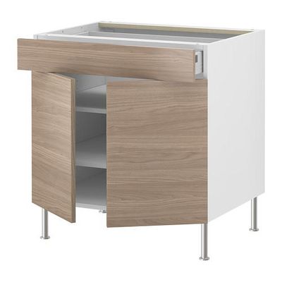 ФАКТУМ Напол шкаф/полки/ящик/2двери - Софилунд светло-серый, 80 см ФАКТУМ Напол шкаф/полки/ящик/2двери - Софилунд светло-серый, 80 см