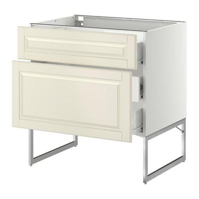 МЕТОД / ФОРВАРА Наполн шк 2 фрнт/3 средн ящ - 80x60x60 см, Будбин белый с оттенком, белый МЕТОД / ФОРВАРА Наполн шк 2 фрнт/3 средн ящ - 80x60x60 см, Будбин белый с оттенком, белый