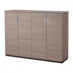 ГАЛАНТ Комбинация для хранения с дверцами - серый