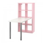 КАЛЛАКС Стол, комбинация - светло-розовый