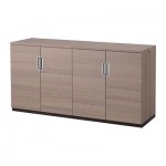 ГАЛАНТ Комбинация для хранения с дверцами - серый