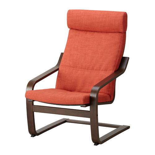 ПОЭНГ Кресло - Шифтебу темно-оранжевый, Шифтебу темно-оранжевый