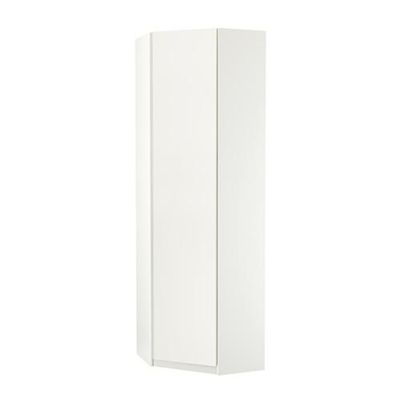ПАКС Гардероб угловой - Виканес белый, белый, 73/73x236 см