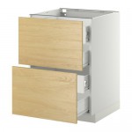 МЕТОД / ФОРВАРА Напольн шкаф 2 фронт пнл/4 средн ящ - белый, Тингсрид под березу, 60x60 см МЕТОД / ФОРВАРА Напольн шкаф 2 фронт пнл/4 средн ящ - белый, Тингсрид под березу, 60x60 см