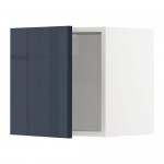 МЕТОД Шкаф навесной - белый, Ерста глянцевый черно-синий, 40x40 см
