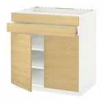 МЕТОД / ФОРВАРА Нап шк д/вар панели/2ящ/2фасада/1ящ - Тингсрид под березу, белый