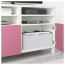 БЕСТО Тумба под ТВ, с дверцами - белый/Лаппвикен розовый