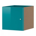 КАЛЛАКС Вставка с дверцей - глянцевый бирюзовый