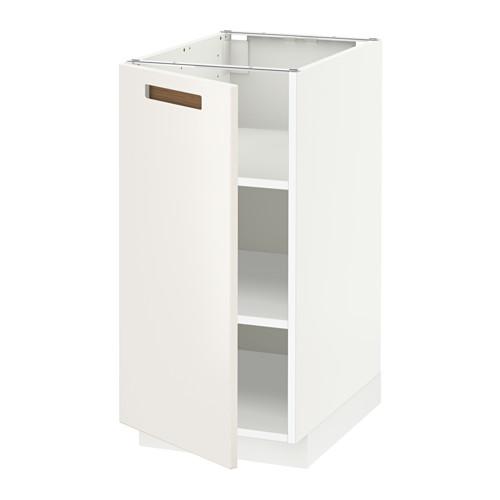 МЕТОД Напольный шкаф с полками - 40x60 см, Мэрста белый, белый МЕТОД Напольный шкаф с полками - 40x60 см, Мэрста белый, белый
