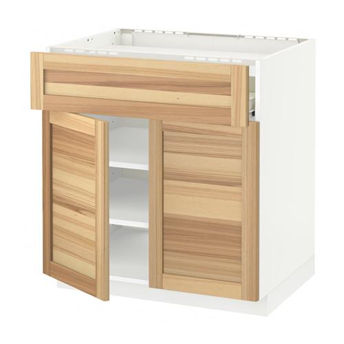 МЕТОД / ФОРВАРА Нплн шк д/врч пнл/ящ/плк/2дв - белый, Торхэмн естественный ясень