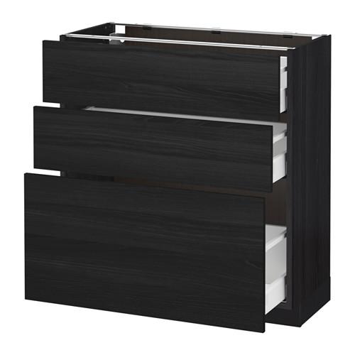 METOD/MAXIMERA напольный шкаф с 3 ящиками