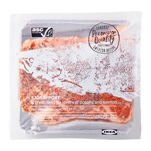 SJÖRAPPORT лосось горячего копчения Сертификат ASC/замороженный SJÖRAPPORT лосось горячего копчения Сертификат ASC/замороженный