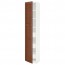 МЕТОД / МАКСИМЕРА Высокий шкаф с ящиками - белый, Филипстад коричневый, 40x37x200 см