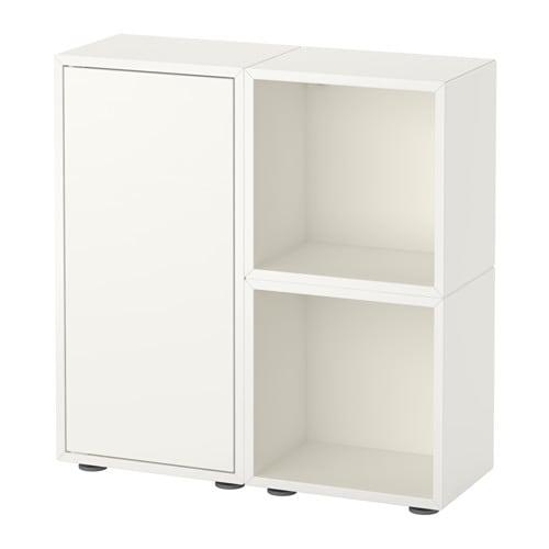 ЭКЕТ Комбинация шкафов с ножками - белый