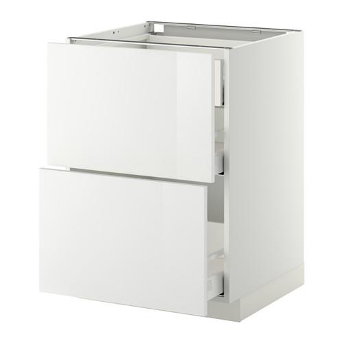 METOD/MAXIMERA наполн шк 2 фрнт/3 средн ящ оцинковка METOD/MAXIMERA наполн шк 2 фрнт/3 средн ящ оцинковка