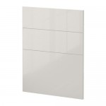 МЕТОД 3 фронтальн панели д/посудом машины - Рингульт глянцевый светло-серый