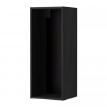 METOD каркас навесного шкафа под дерево черный 40x100 cm