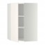 METOD угловой навесной шкаф с полками белый/Веддинге белый 67.5x67.5x100 cm