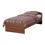 ТОДАЛЕН Каркас кровати с изголовьем - классический коричневый, 90x200 см