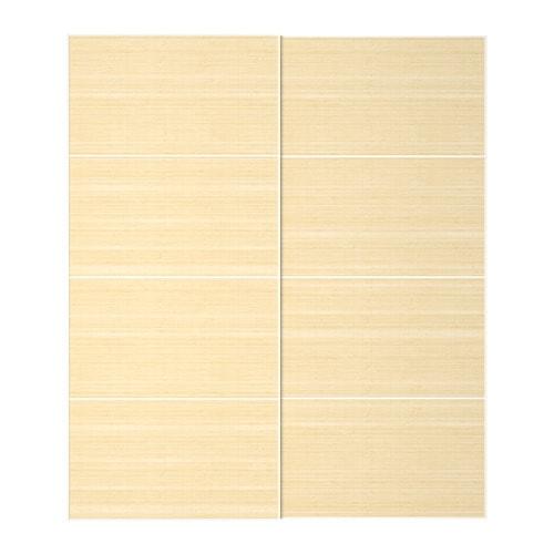 ФЬЕЛЬХАМАР Пара раздвижных дверей - 200x236 см, устройство д/плавн закрывания ФЬЕЛЬХАМАР Пара раздвижных дверей - 200x236 см, устройство д/плавн закрывания