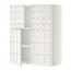 METOD навесной шкаф с полками/4дверцы белый/Гэррестад белый 80x100 см